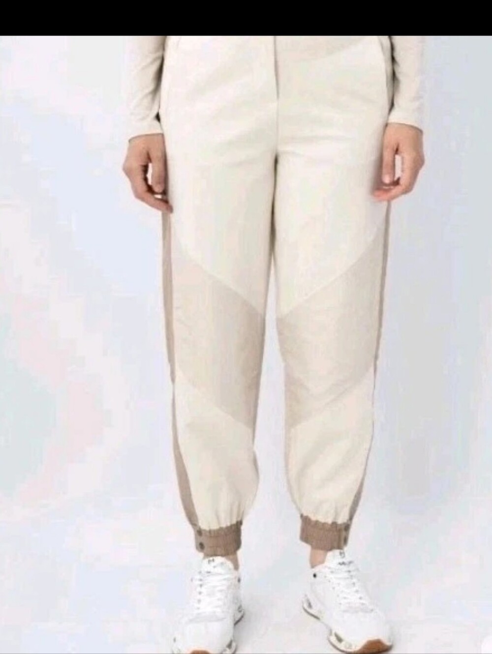 ELEVENTY panelled jersey-knit trousers - Made In Italy  Sz M